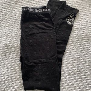 Authentic Chrome Hearts Horseshoe Leggings